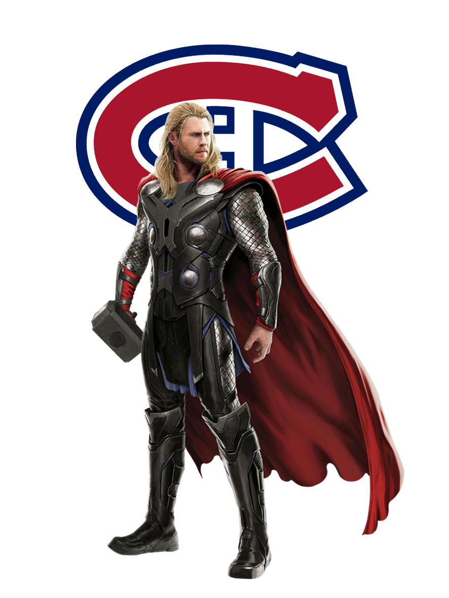 Montreal Canadiens Thor Logo vinyl decal